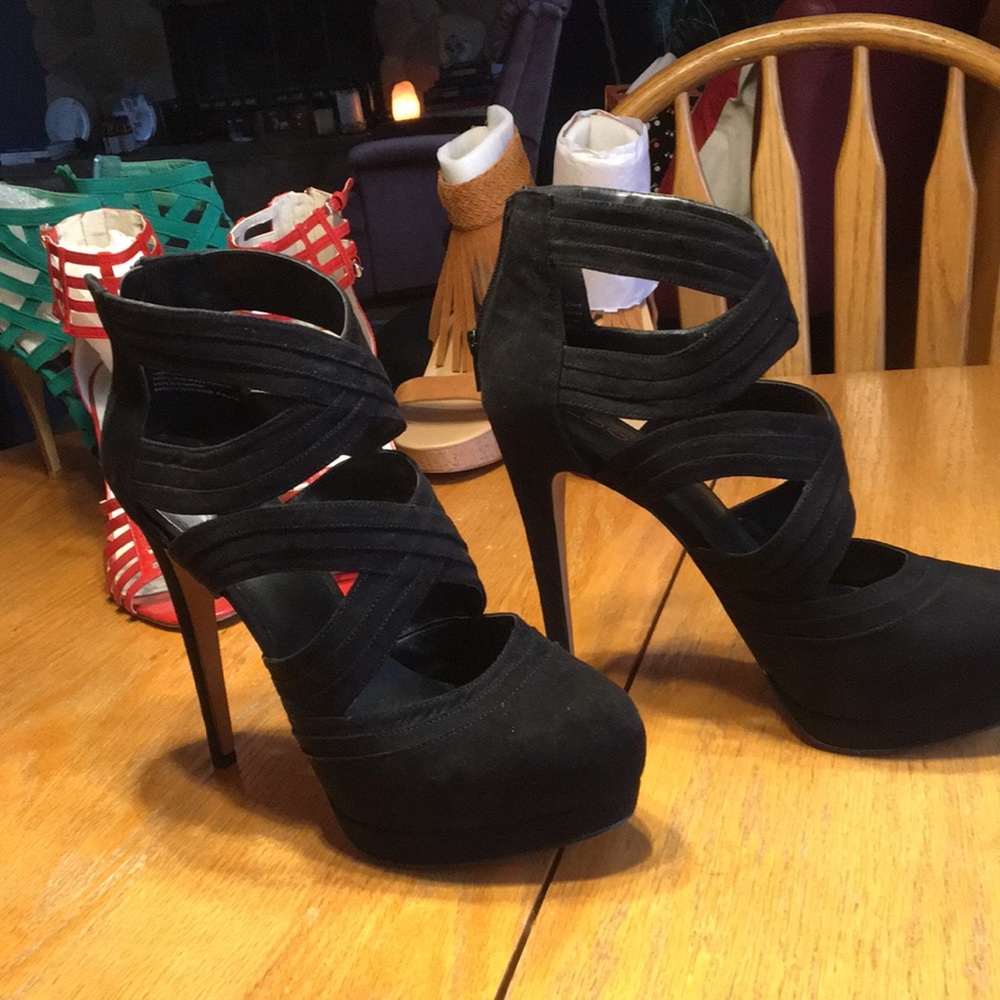 NWOT ALDO SUEDE STILETTOS-sz 11